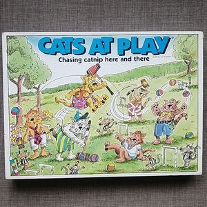 Cats At Play Vintage Board Game David Adler